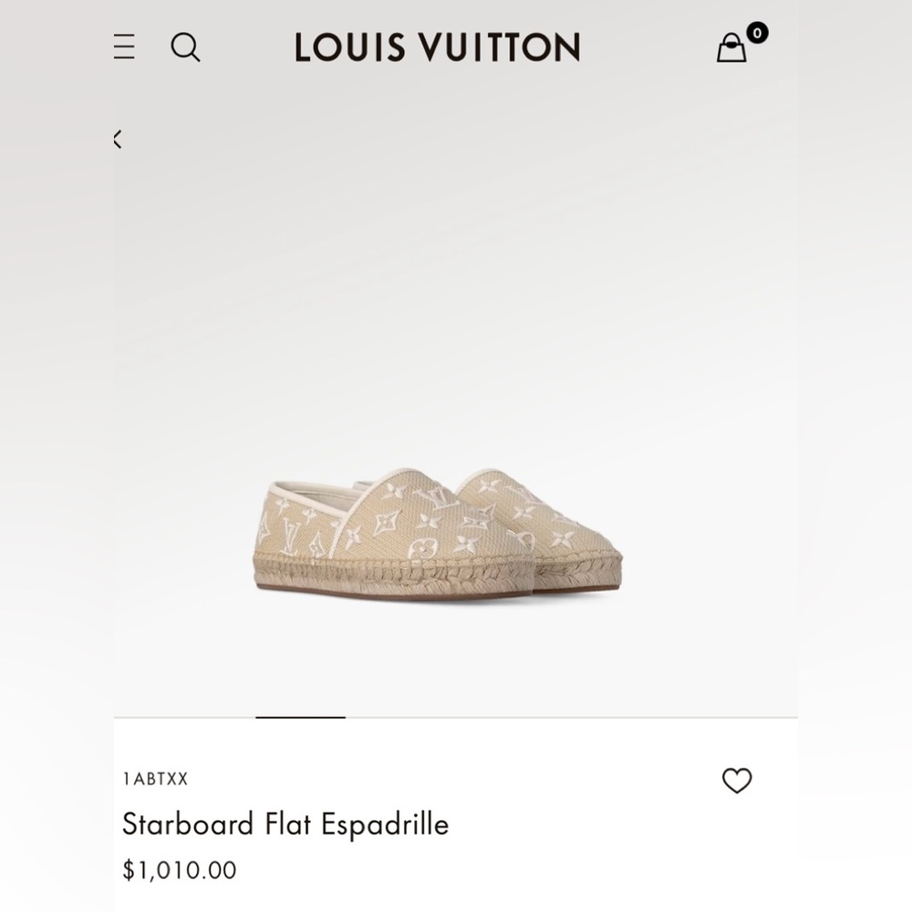 Louis Vuitton starboard espadrilles